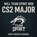 Will Team Spirit win next CS2 Major (post-roster change)?